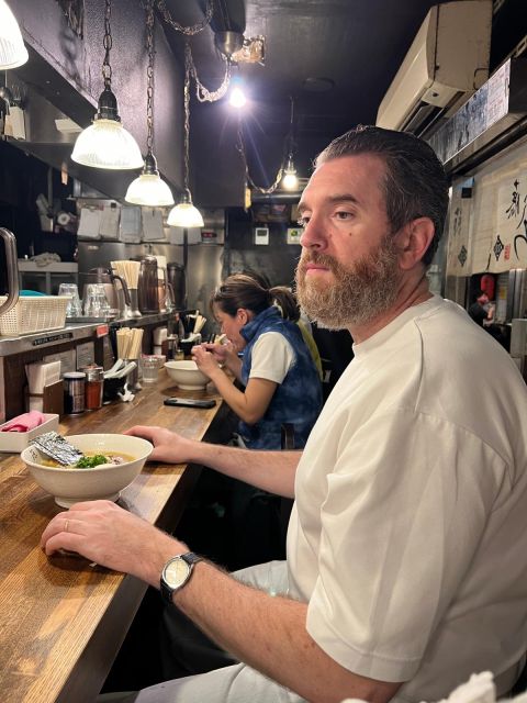 A typical bowl of Tokyo ramen